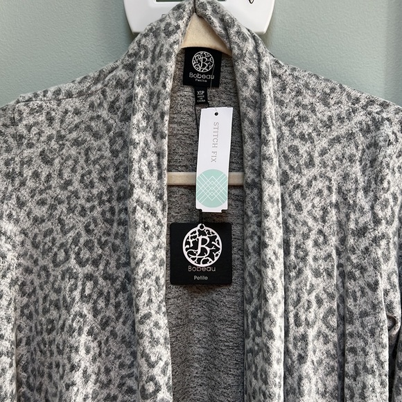 Animal print Brushed Cardigan - Picture 2 of 6